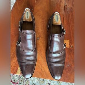Elegant Brown Leather Men's Oxfords